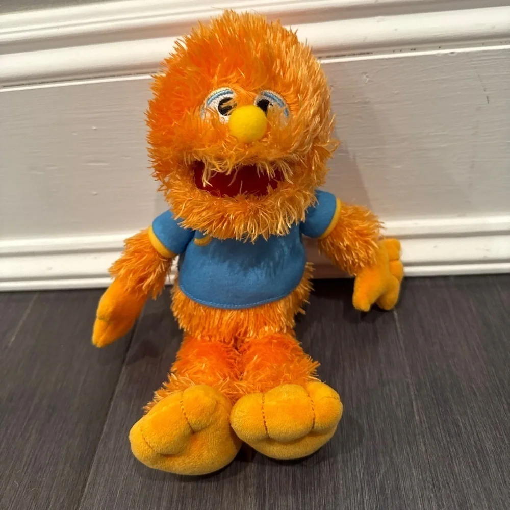 NWOT Ms Rachel Herbie Orange Blue Stuffed Animal Plush Toy Infant Baby Toddler
